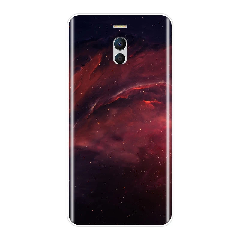 Мягкий силиконовый чехол для телефона Meizu M2 M3 M5 M6 Note задняя крышка с красным