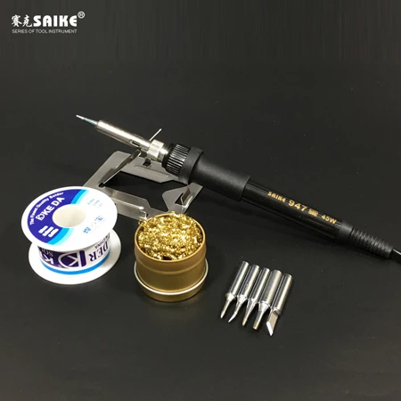 Package 4 SAIKE 947 45 Вт Тепловая паяльник Электрический паяльник сварочный паяльник 220 В - Цвет: Package 4