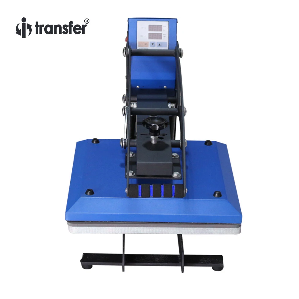 I-transfer тепла Пресс станочная линия ручной, для футболок Sublimation Machine принтер синий HPM-09A38