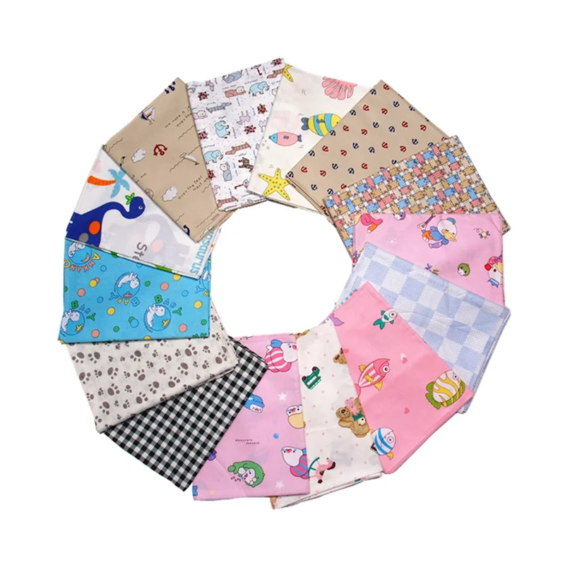 

160cm cartoon printed baby fabric summer clothing pajamas dress cotton fabric printed dress fabric wholesale cotton cloth