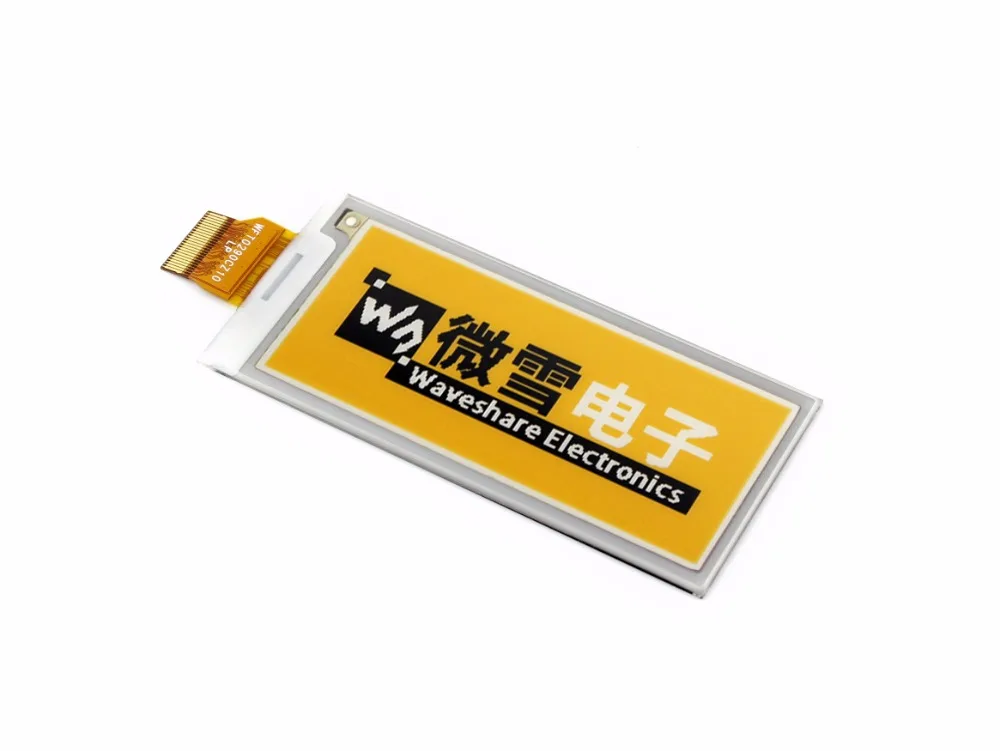 Waveshare 296x128 2 9 дюймовая E-Ink сырьевая панель дисплея без PCB желтый черный белый