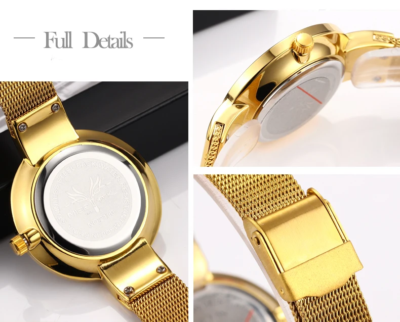 Женские часы стальные тонкие простые Стильные ультратонкие кварцевые