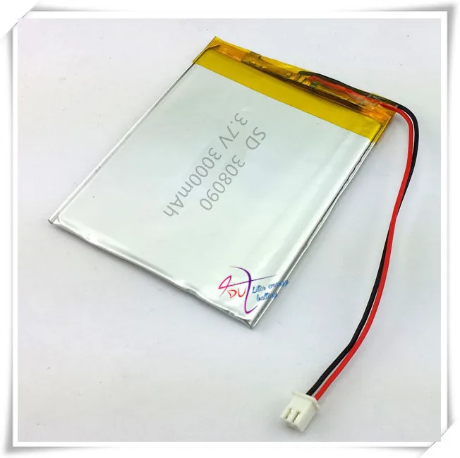 

XHR-2P 2.54 3000mAh 3.7V in the special offer core lithium polymer battery 308090