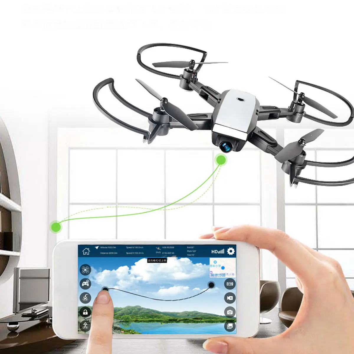 X28G двойной gps Беспроводной RC камера для квадрокоптера, дрона 2,4 ГГц 4CH 720P 5MP Очки виртуальной реальности VR камеры для Дронов gps