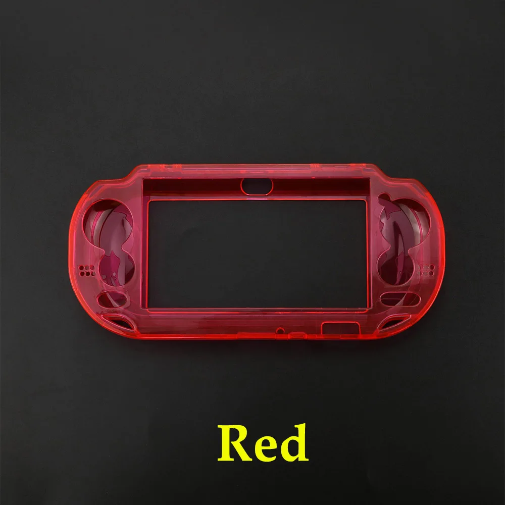 Red JCD 5 шт. защитный прозрачный хрусталь, Твердый защитный чехол для Sony psv ita PS Vita psv 1000 Кристалл Полная защита для корпуса - Цвет: Red