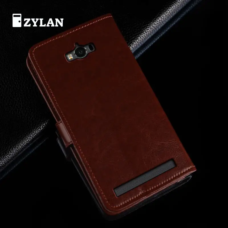 ZYLAN Роскошный чехол для Asus Zenfone Max ZC550KL Z010DD Z010DA 5 '' телефона кожаный флип сумка и