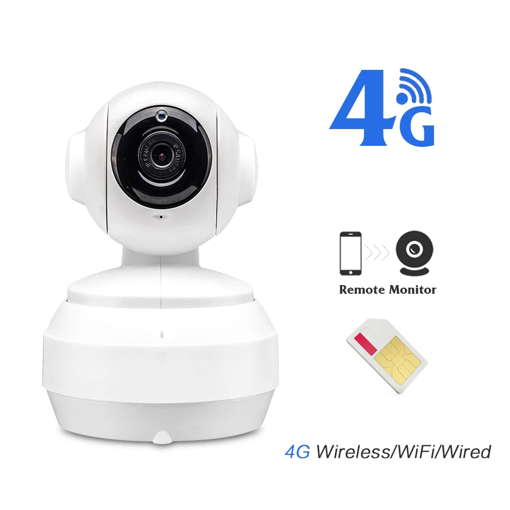 3G 4G SIM карта Мобильная IP камера HD 960P 1080P передача видео через FDD LTE Netowrk по всему миру