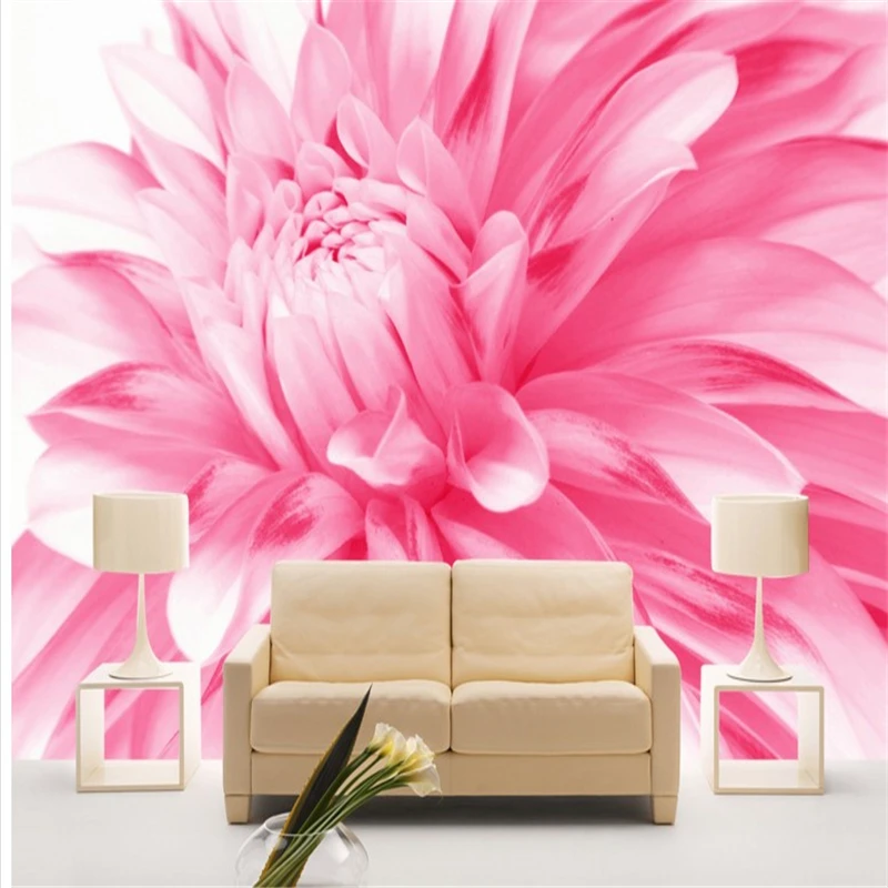

beibehang Large - scale custom wallpaper modern fashion fantasy flowers flowers background wall papel de parede infantil menina