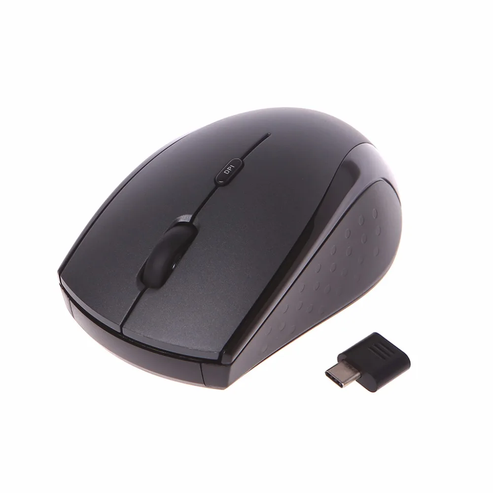 Тип USB C 2 4G Беспроводной мыши эргономичной 800/ 1200/ 1600 Точек на дюйм для Macbook Pro|Мыши| |