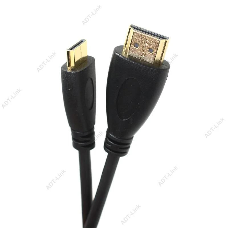 Высокая Скорость Mini HDMI кабель HDMI Позолоченные весна Curl HDMI V1.4 3D High Premium HDMI кабель для sony видеокамер Canon