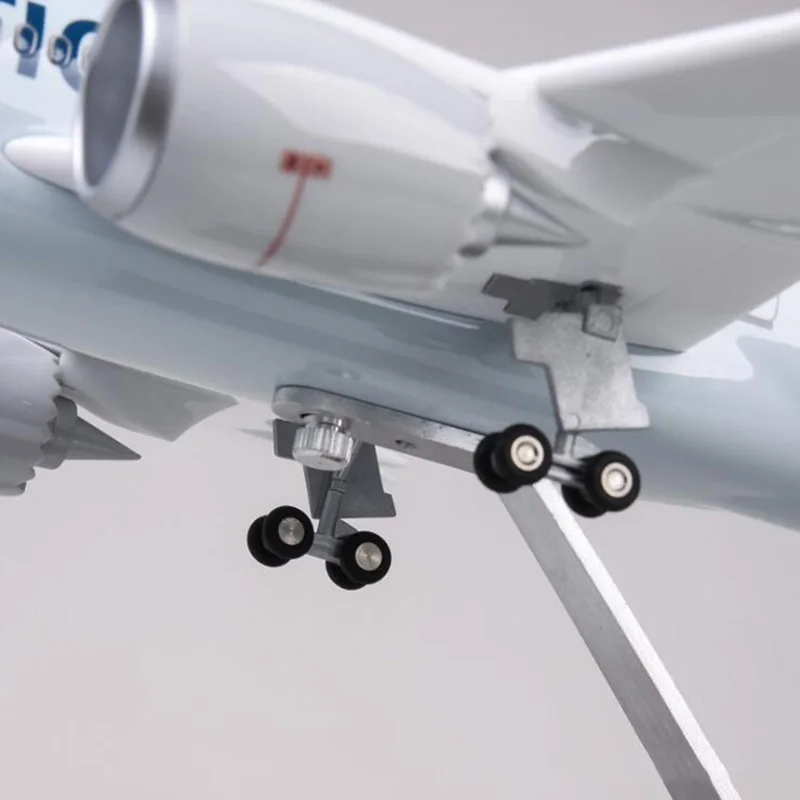 47 см 1/130 масштаб самолет Boeing B787 Dreamliner самолет американская авиакомпания Модель W светильник и колеса литые под давлением пластиковые смолы самолет