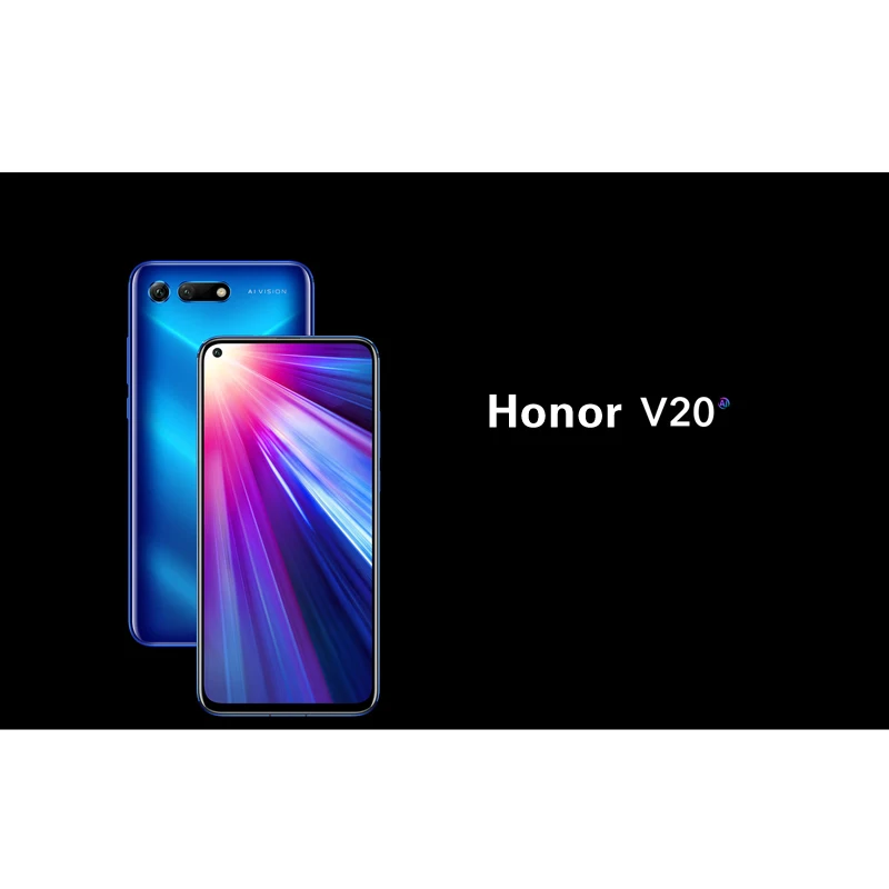 Новый huawei оригинальный honor V20 мобильный телефон Android 9 6 ГБ/8 Гб памяти 128 Гб/256 ГБ rom