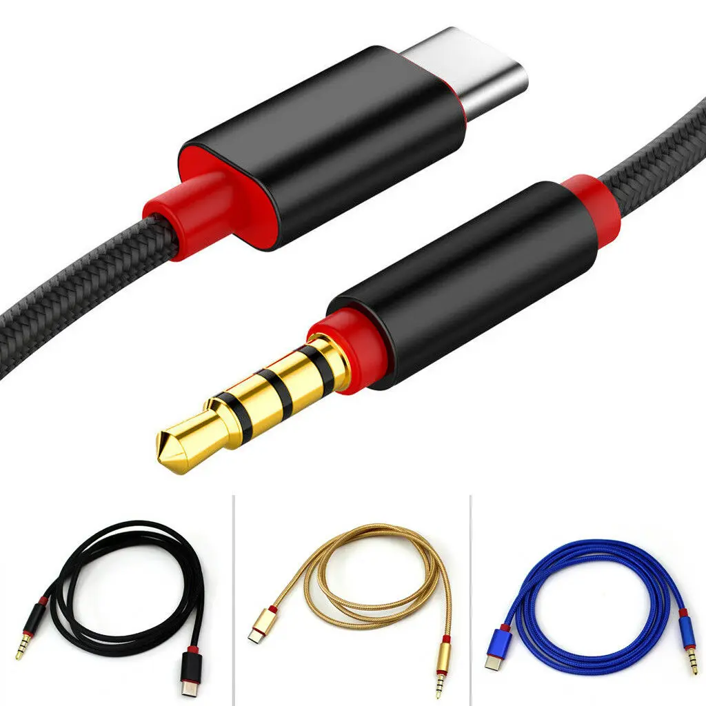 Новый аудиокабель Type-c-3 5 мм Aux 3 штекер USB-C стерео для смартфона |
