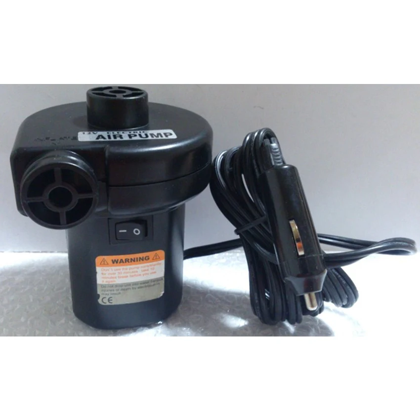 

DC 12V Electric Car Inflatable Air Pump Packaging Air Pump Outdoor Mattress Kayak Camping Pump Portable Quick Filling for Home