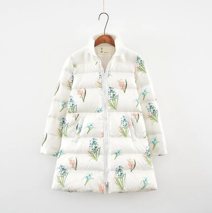 Зимние женские куртки-пуховики prmodes зимние длинные толстые теплые пальто с