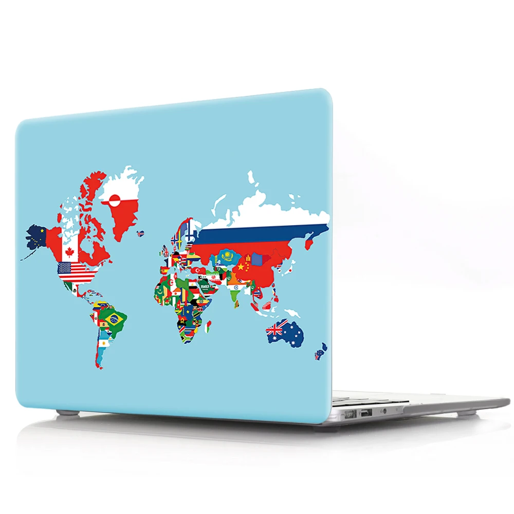 Чехол для macbook Pro 13 15 2017 чехол карта мира ноутбука 2018 A1989 A1990 A1707 A1706 | Компьютеры и