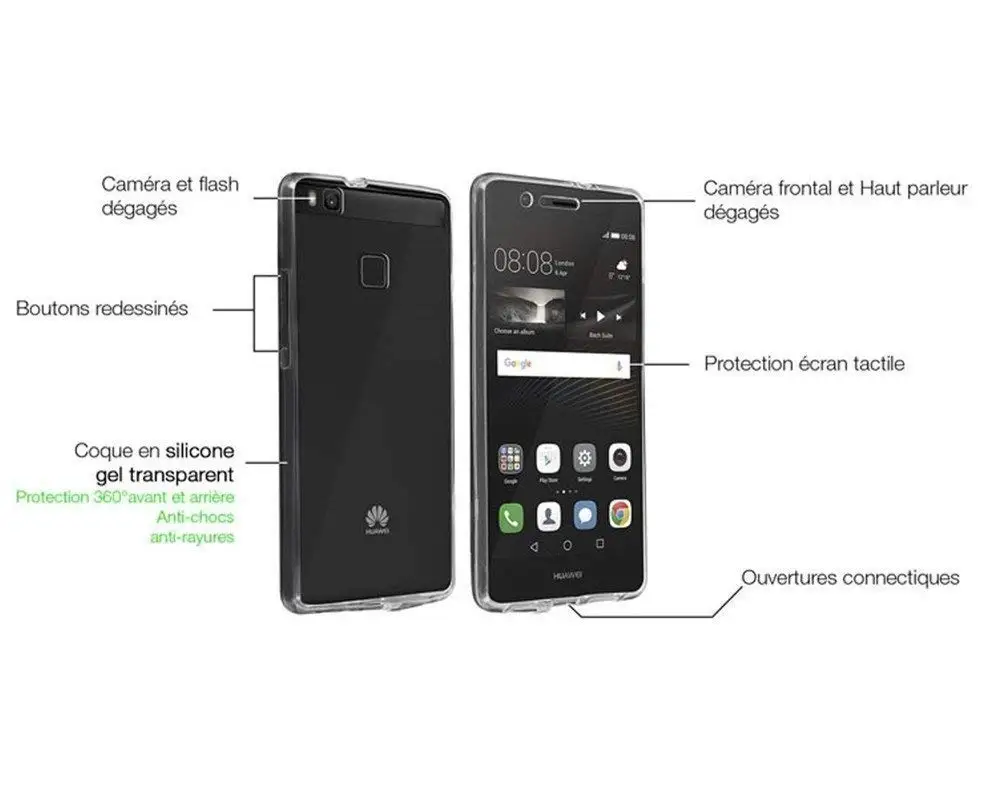 360 Full Body Case for Huawei P30 Pro P20 P10 P9 Lite P8 Mate 10 20 Nova 3E 4E 2i P Smart 2019 Silicone Soft Phone Cove |