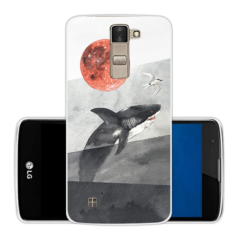 Capa For Funda LG K8 Phone Cases for Lte K350 K350E K350N 5.0&quot K 8 Case Soft Silicone Landscape Back Cover TPU |