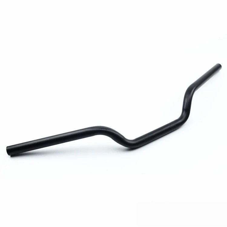Black curved Moto rcycle 22 мм 7/" Руль с прямой ручкой для Handa Yamaha Suzuki на заказ MSX125 guidon manillar manubrio moto pro taper - Цвет: Black curved