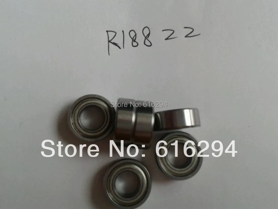 Миниатюрные шариковые радиальные подшипники R188ZZ ABEC-3 20 шт. (6 35*12 7*4 762) бесплатная