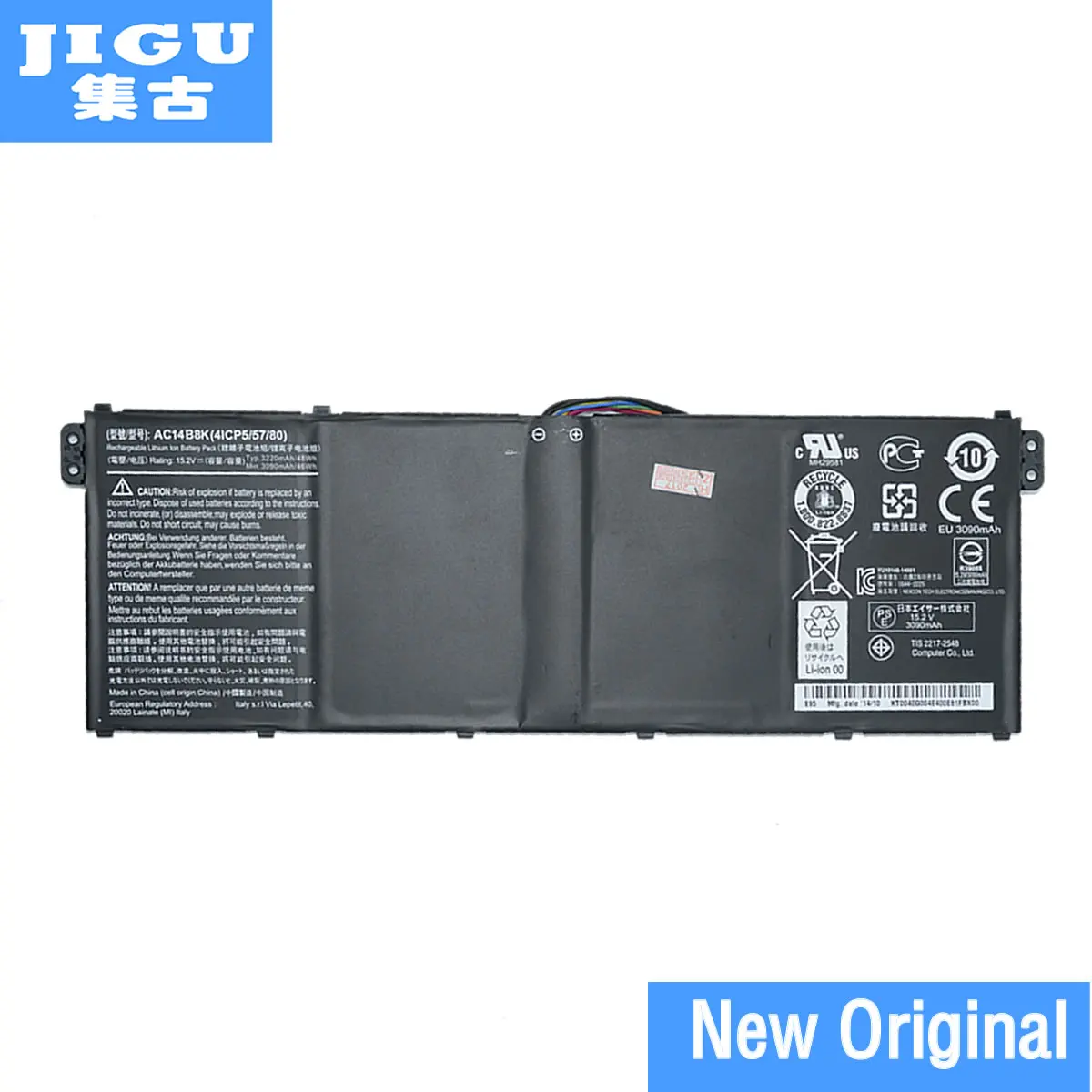 Новый оригинальный аккумулятор JIGU для ноутбука 15 2 в 48 Вт/ч Acer Aspire V3 371 AC14B8K|battery for
