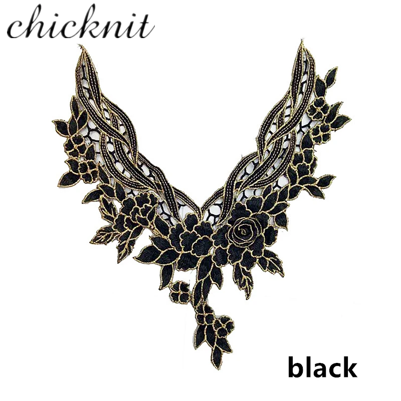 CHICKNIT несколько цветов красивая Роза venise кружевной воротник аксессуары для