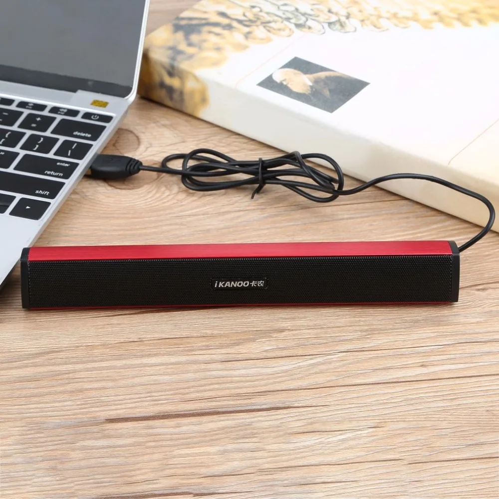Портативная стереоколонка N12 с Usb для ноутбука звуковая панель мини USB колонка s ПК