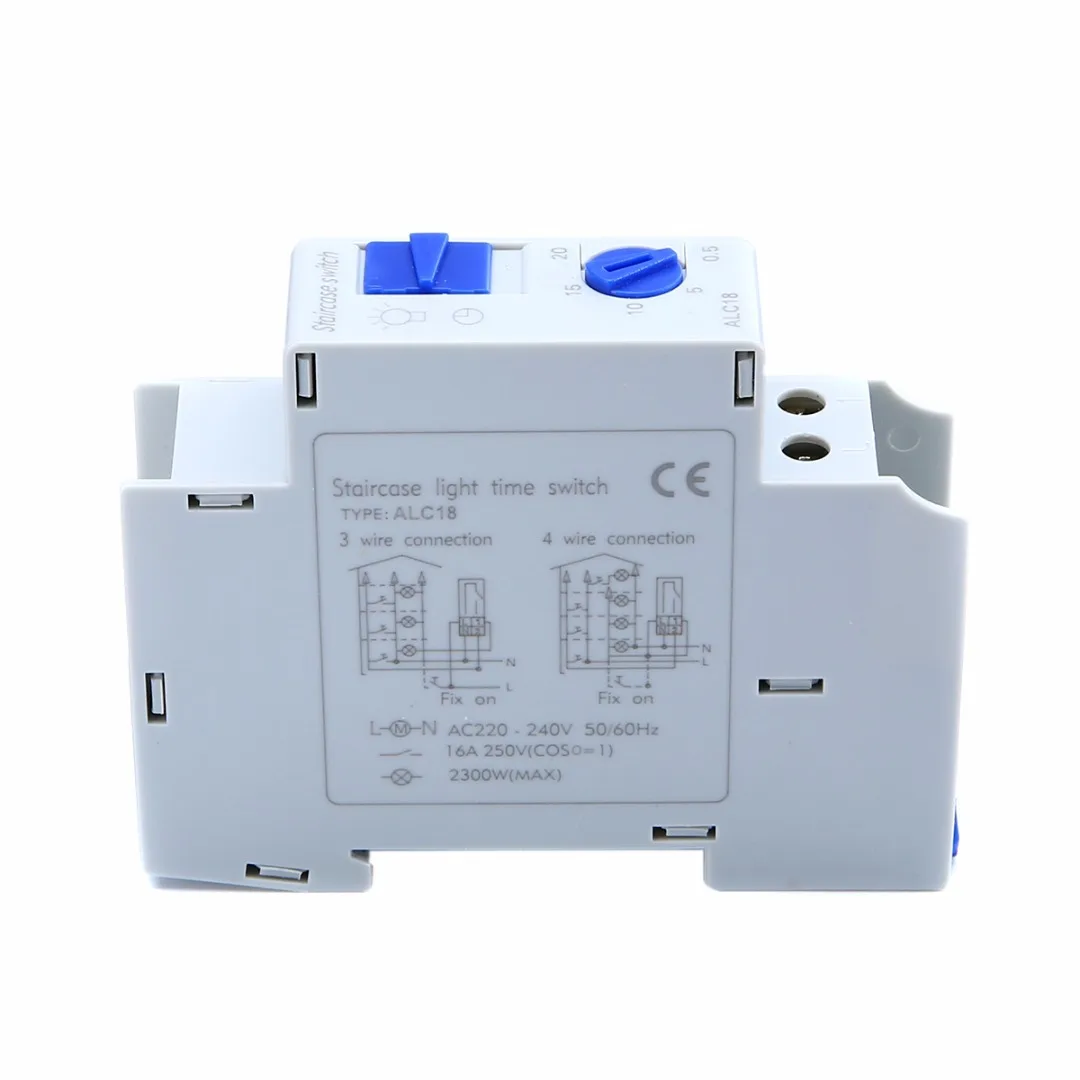 

Mayitr din-рейку лестница коридор электронный реле Таймер 220 V-240 V 16A для освещения коридора