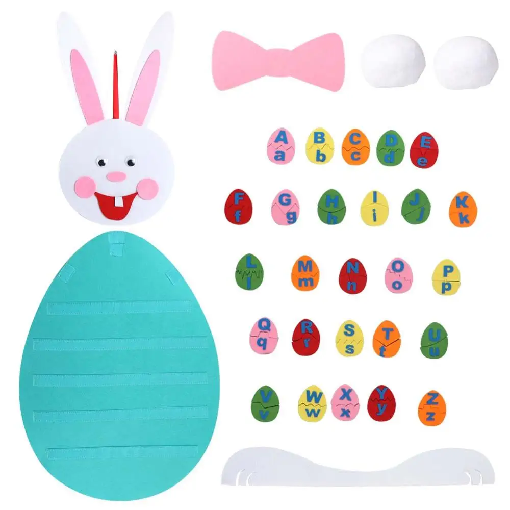1 set diy rabbit OurWarm ручной работы DIY Войлок игрушки для детей Войлок для вышивки творчества Войлок животных украшения сделай сам - Цвет: 1 set diy rabbit