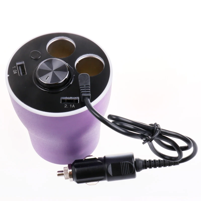 Высокое Качество Универсальный 2 Порта 1A-2.1A Dual USB двухстороннее Автомобильного