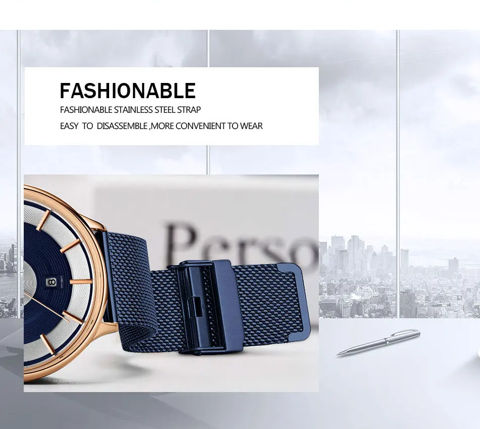Mens Watches NAVIFORCE Watch Men Top Brand Luxury Quartz Clock Male Fashion Steel Mesh Belt WristWatch Relogio Masculino