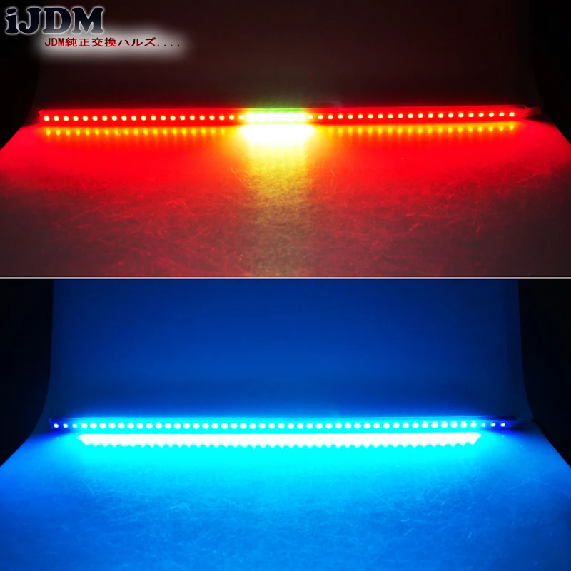 IJDM 20 дюймов 48 светодиодный RGB 7 цветный Knight Rider освещение сканера для автомобиля
