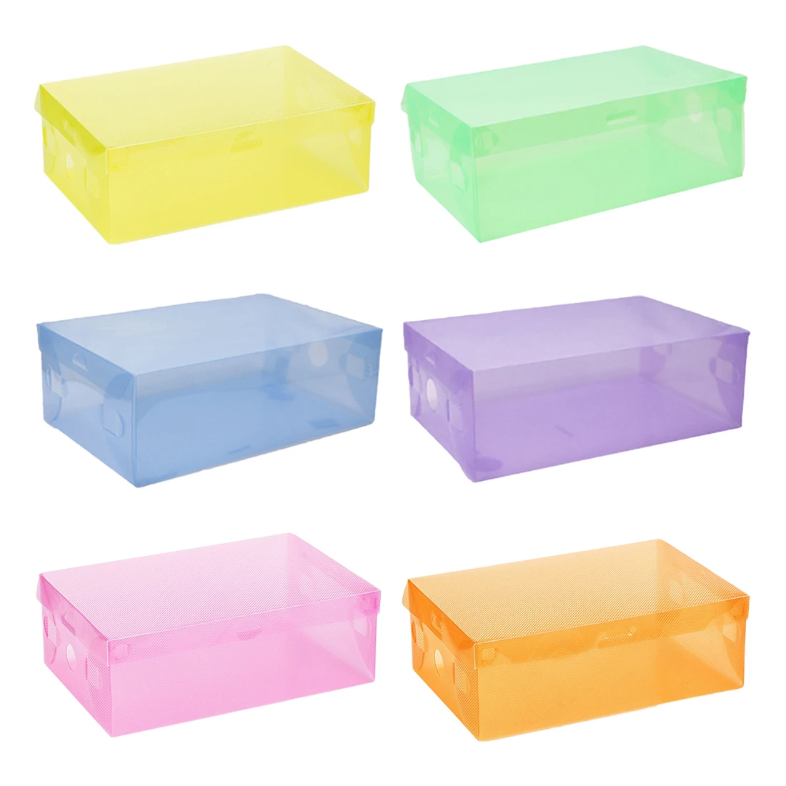 Хорошая коробка для хранения обуви 5 шт. прозрачная пластиковая прямоугольник PP