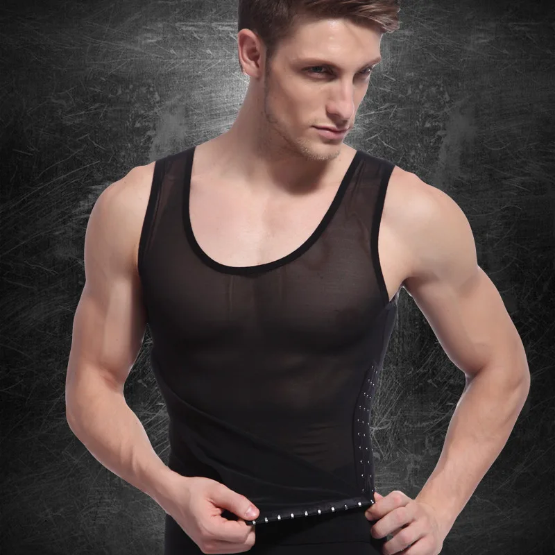 

Brand New 2021 Men Slimming Vest Body Shaper Man Waist Sweat Corset Weight Loss Neoprene Abdomen Thermo Shaperwear