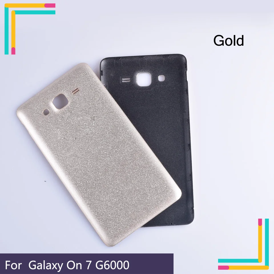 

New Rear Door For Samsung Galaxy On7 2015 G600 G6000 back housing Back Cove For samsung GALAXY O7 Phone Cases with Logo