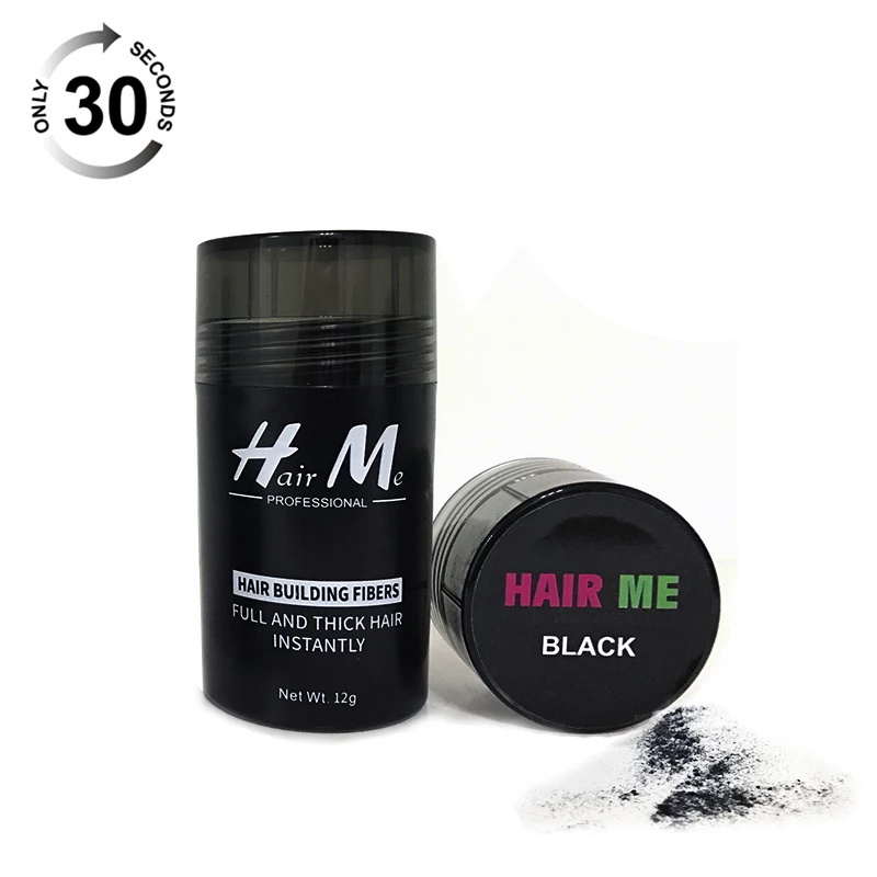 Волокно волос 12 г hair Me лечение органический загуститель кератин хлопок консилер облысения порошок строительные волокна 1 шт