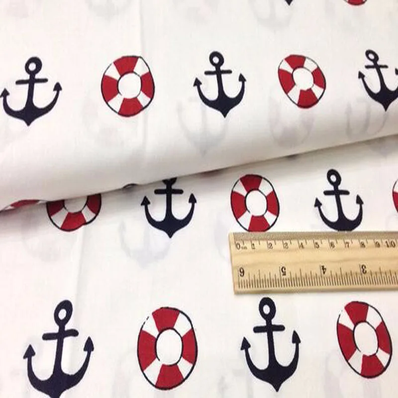 40*50 см 3 шт. хлопчатобумажная ткань с морским ветром четверть комплекта Лоскутная