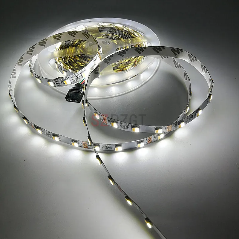 5 м Высокое качество 5050SMD WW + CW Светодиодная лента цветовая температура
