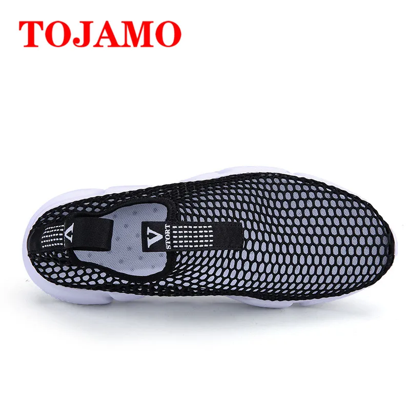 TOJAMO 2018 Mesh Casual Shoes Mens Fashion Sneakers Outdoor Light Walking Men Comfortable Soft Vacation Footwear Zapatos | Обувь