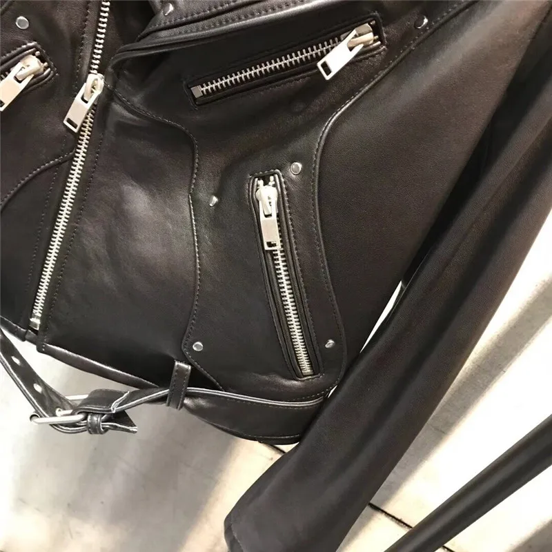 ladies real leather jacket women genuine sheep | Женская одежда