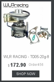 WLR RACING-Универсальный 4 шт./лот полиуретановый выхлоп/Глушитель вешалка удлиненный синий или красный WLR8950