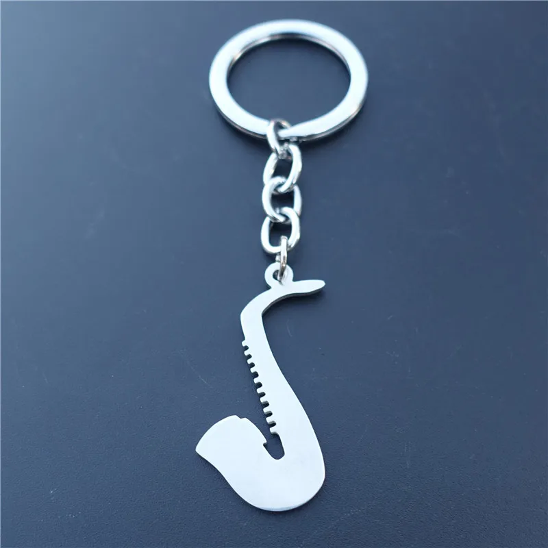 Саксофон музыкальные Instru Для мужчин ts брелок Нержавеющая сталь брелки для