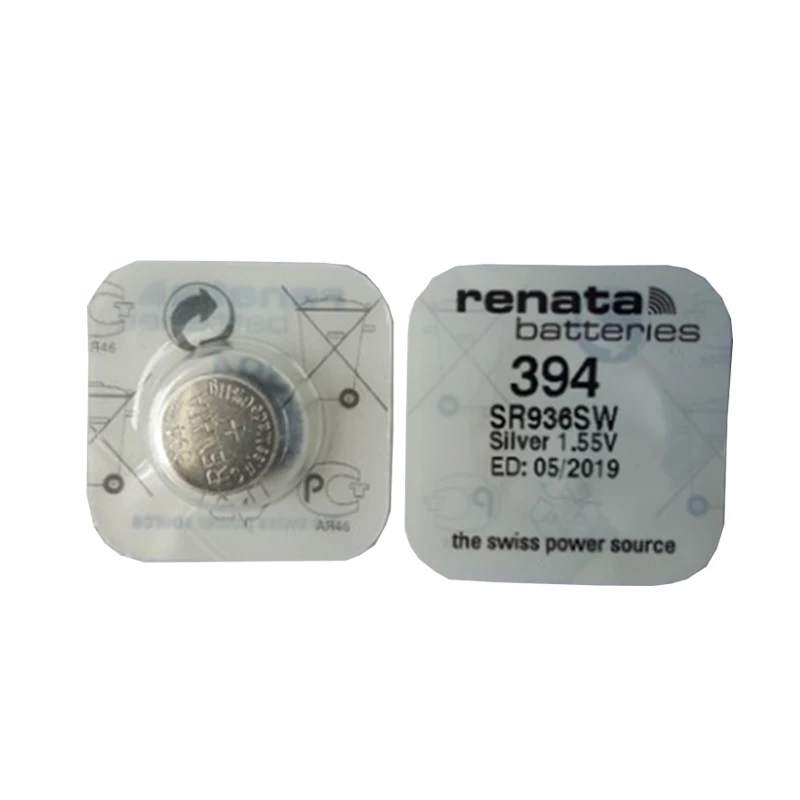 

Renata 2Pcs/lot 394 SR936SW AG9 Button Battery For Watch Clock Repair Tools Cell Batteries