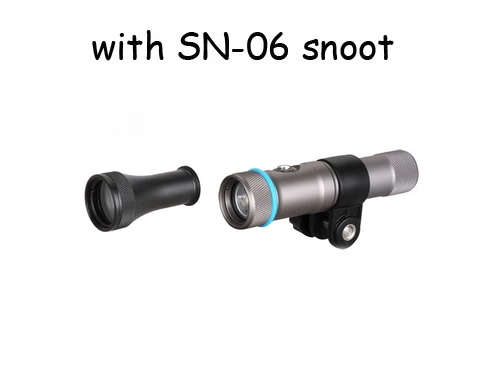 light with snoot NiteScuba Дайвинг видео света M1000-WRA Smart точечное освещение для rx100 tg5 корпус камеры для подводной съемки фотографии - Цвет: light with snoot
