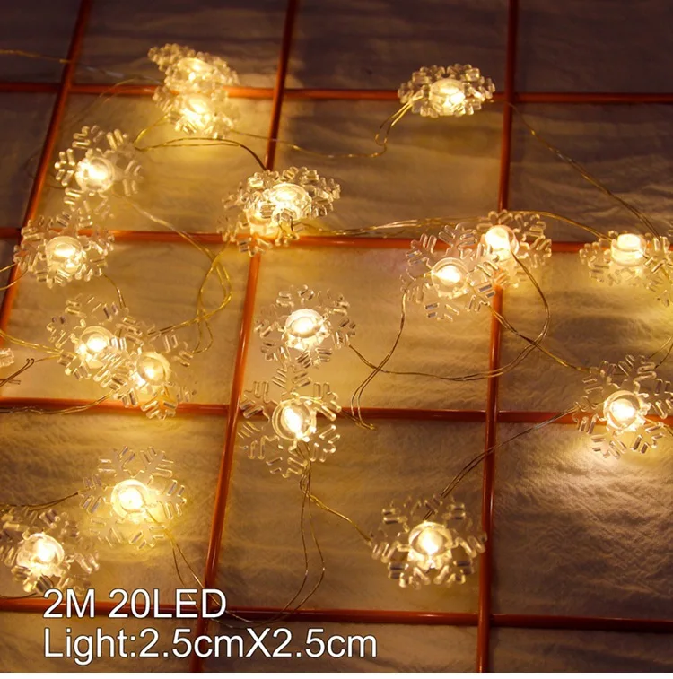 snowflake light QIFU рождественские украшения для дома Navidad Рождественская елка огни Рождественские декоративные украшения Рождественский подарок счастливый год - Цвет: snowflake light