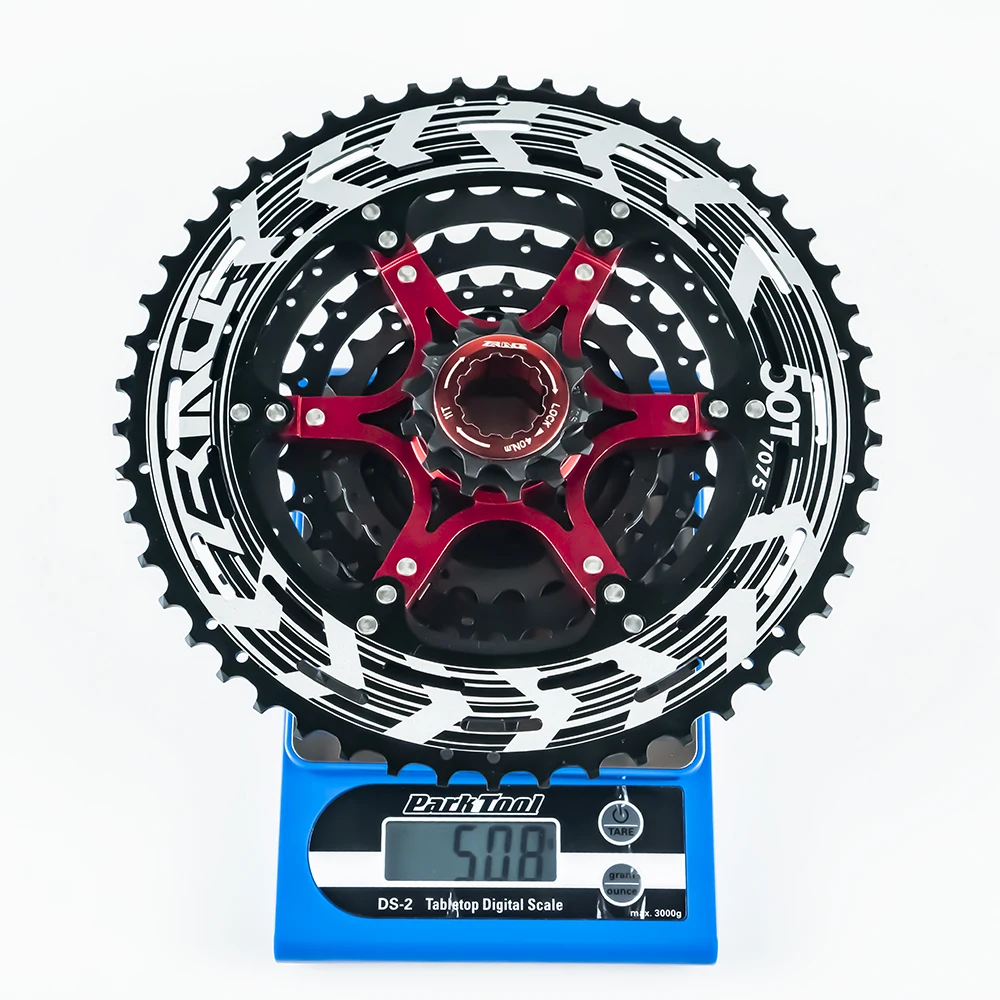 ZRACE Альфа 10 скоростей легкая кассета MTB велосипед свободное колесо 11-46T/50T-черный |