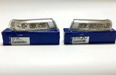 ORIGINAL pair Для HYUNDAI Santa Fe Santafe Veracruz IX55 2007-2012 боковое зеркало заднего вида светодиодный указатель поворота лампа blink 876133J000 876233J00 - Название цвета: ORIGINAL pair