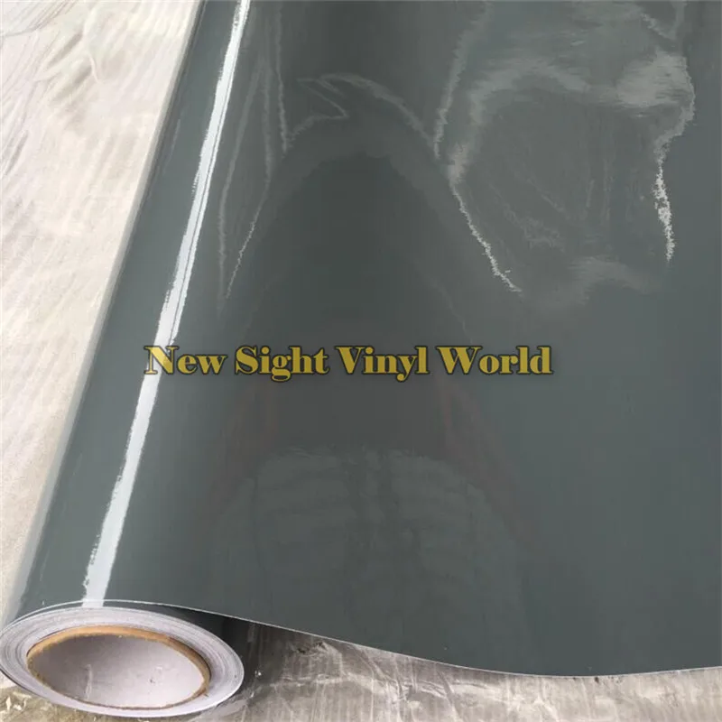Ультраглянцевая виниловая пленка с 3 слойной конструкцией суперглянцевый серый