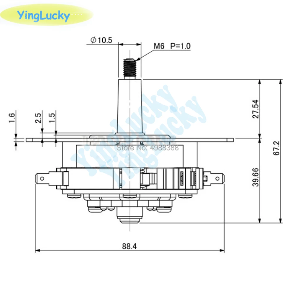 Оригинальный джойстик Seimitsu LS 32 02 SC японский аркадный 4/8 way с микропереключателем