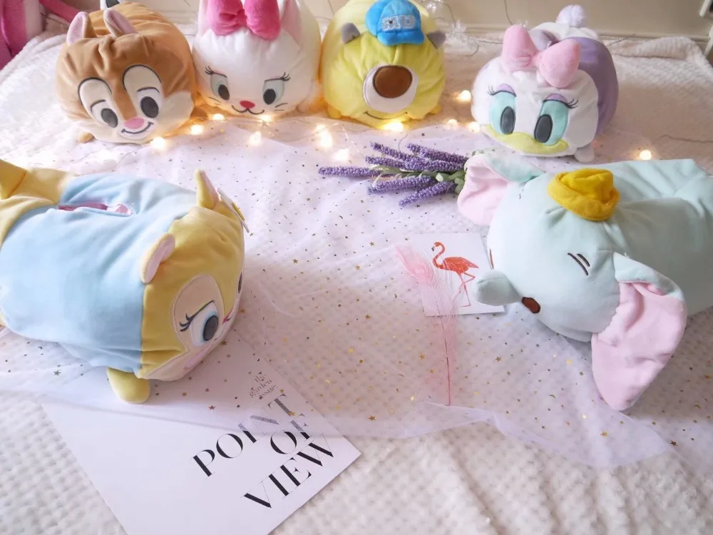 Мультяшная плюшевая игрушка ЦУМ Зонт кошка Мэри Dumbo Monster Tissue Box Обложка бумажное полотенце Чехлы подарок на день рождения#1064